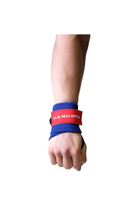 Sling Shot Gangsta Wrist Wraps by Mark Bell - 20" - Blue