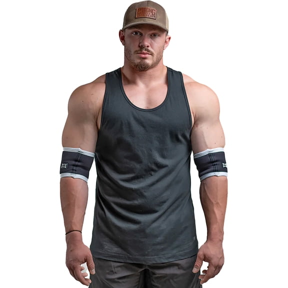 Sling Shot Raw Compression Elbow Sleeves by Mark Bell - Small - Black