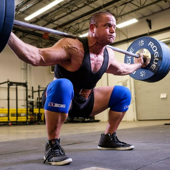 Sling Shot STrong Knee Sleeves by Mark Bell - 4XL - Blue