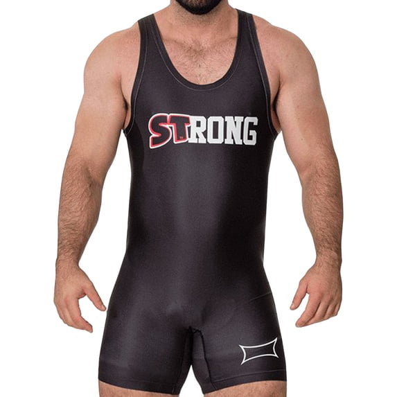 Sling Shot Signature STrong Powerlifting Singlet by Mark Bell - Small - Black