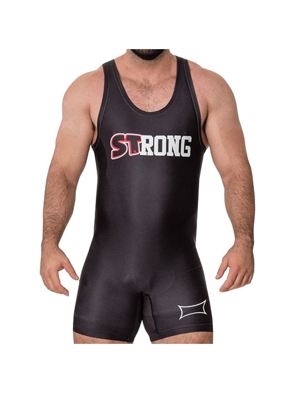 Sling Shot Signature STrong Powerlifting Singlet by Mark Bell - Small - Black