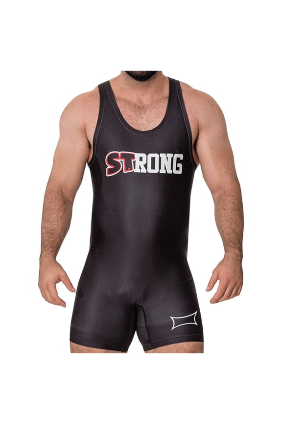 Sling Shot Signature STrong Powerlifting Singlet by Mark Bell - XS - Black
