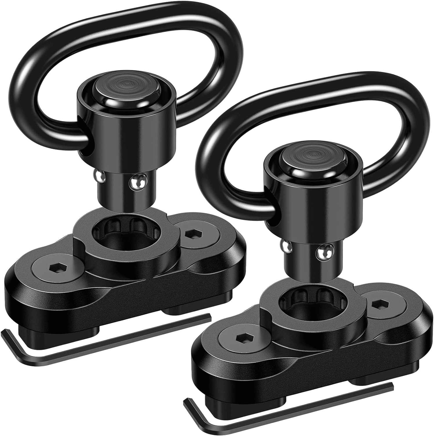 Sling Swivel Mount Adjustable 1.25" Traditional Sling Mount for Two