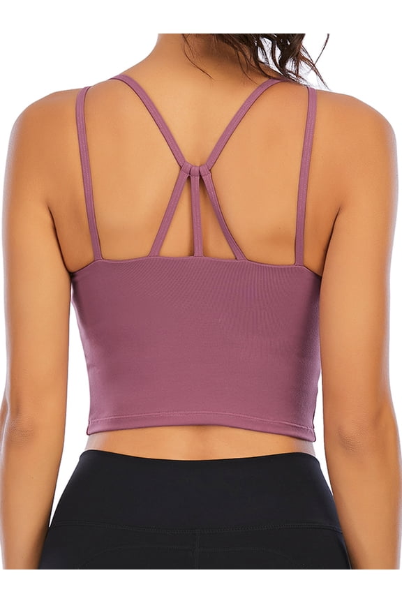 Sling tube top Chest Pad Vest Without Steel Ring Sling Vest Cross Back Medium Support Wirefree Bra