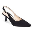 thumbnail image 1 of Slingback Kitten Heel for Women Pointed Toe Comfortable Formal Party Wedding Dress Pumps Shoes, 1 of 5