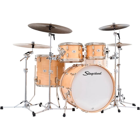 Slingerland Studio King 4-Piece Shell Pack with 22" Bass Drum Ventura Sand Lacquer