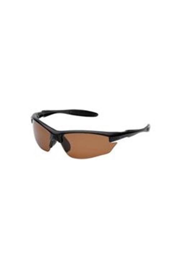 Slings Frame Brown Lens Sunglass for Unisex, Black