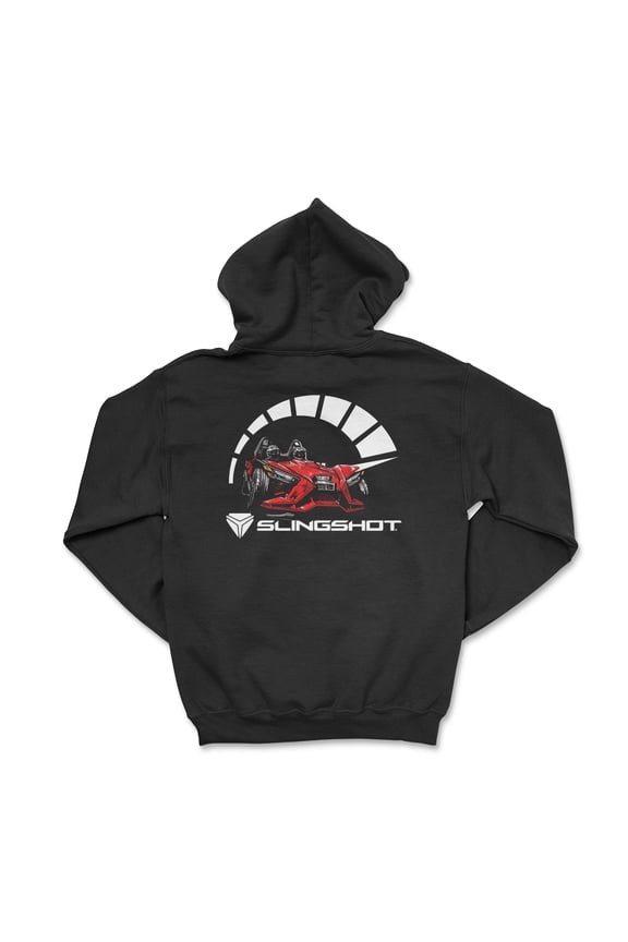 Slingshot Black Zip-Up Hoodie
