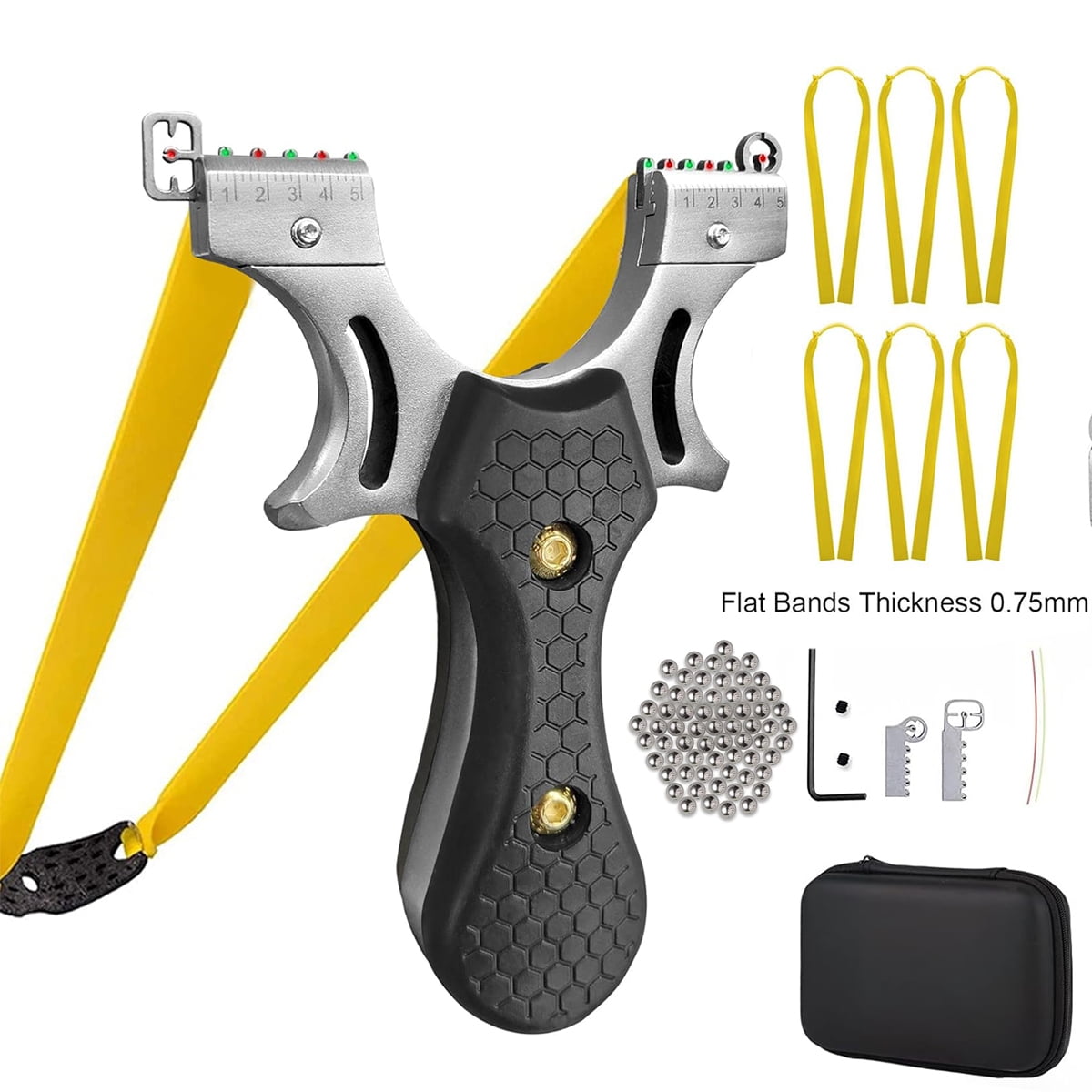 Slingshot Hunting Sling Shot Set for Adults Stainless Steel Slingshots