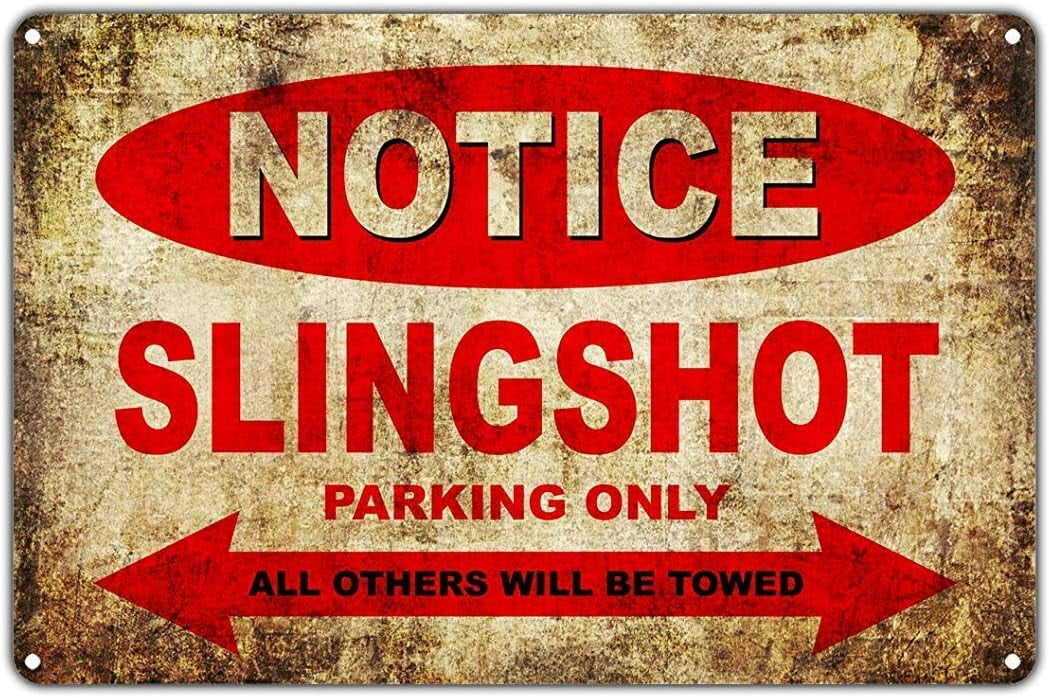 Slingshot Motorcycles Bikes Only All Others Will Be Towed Parking Sign ...