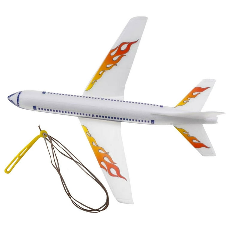 Slingshot airplane 1 Set Slingshot Plane Toy Multifunctional Model Aircraft DIY Foams Airplane