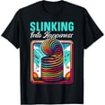 thumbnail image 1 of Slinking Into Happiness Slinky Toy Collector T-Shirt, 1 of 4