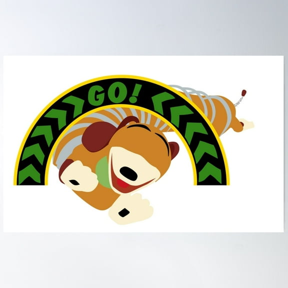 Slinky Dog Dash Toy Roller Coaster Poster, 16x24 UNFRAMED