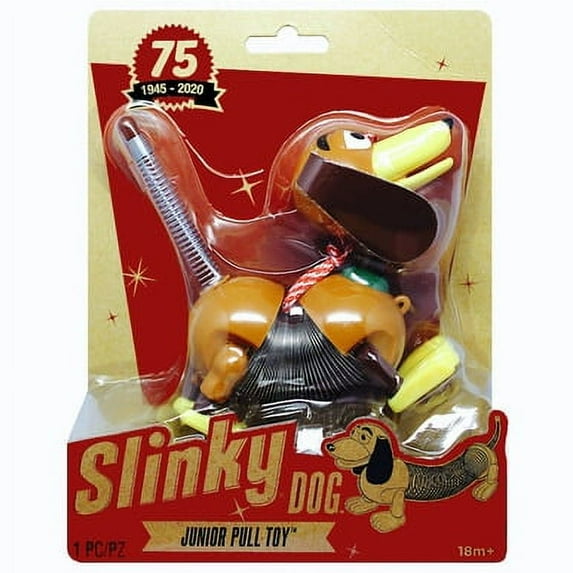 Slinky Dog Jr. 75th Anniversary Pull Toy 4"