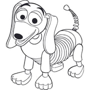 Slinky Dog Silhouette Cartoon Characters Decor Wall Art Vinyl Sticker Design Decal Girl Boy Kid Room Bedroom Nursery Kindergarten Fun Home Children Room Decor Wall Art Sticker Vinyl Size 10x10 inch