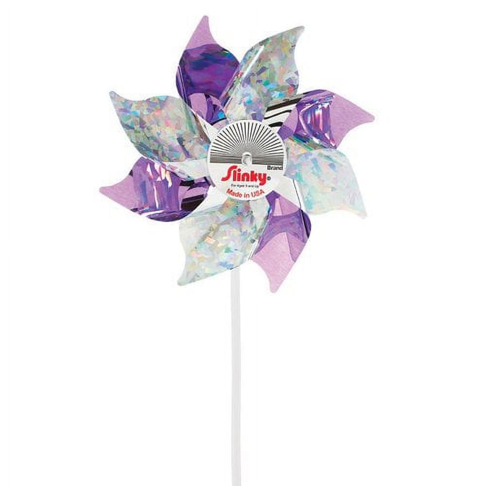 Slinky Reflective Flower Pinwheels And Wind Spinners Christmas Decor