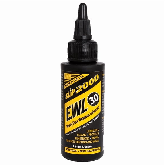 Slip 2000 EWL30, 100% Pure Synthetic CLP, For High Heat Environments Like Suppressed or High Round Counts, Reduces Friction, 2 oz