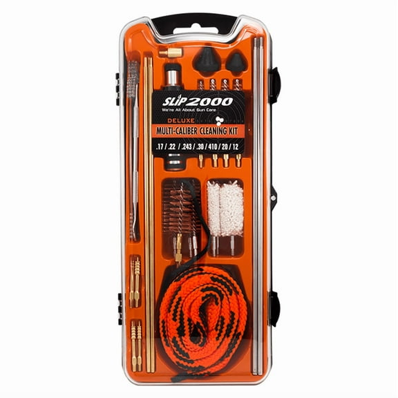 Slip 2000 Deluxe Multi-Caliber Cleaning Kit - .17/.22/.243/.25/.30 Caliber .410/20/12 Gauge