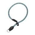 thumbnail image 1 of Slip Collar for Dogs, Reflective No Pull Nylon Rope with Adjustable Stopper, (L-26 Inch, Gray/Blue), Intended for Training, 1 of 7