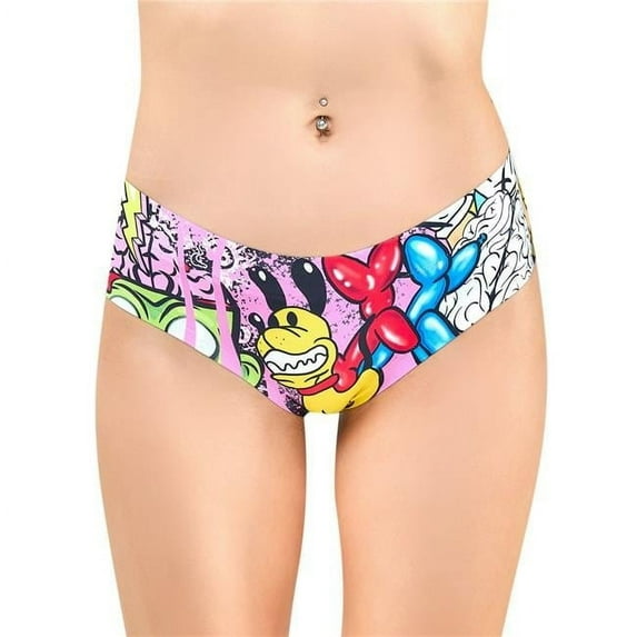 Slip Comfortable Panties with Impressive Prints - Moxie - Crazy - Medium