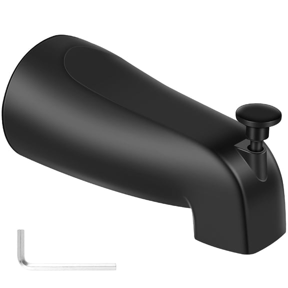 Wrvxzio Slip Fit Tub Spout with Zinc Alloy Durable Diverter Rust Slip Fit Tub Spout Suitable for Most 1/2 inch Copper Tube