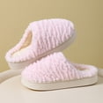 thumbnail image 1 of Slip On House Shoes for Women Fluffy Soft Memory Foam Comfy Faux Fur Collar With Indoor Outdoor Rubber Sole Slip-Resistant Booties Home Hotel Comfy Slip-On Warm House Shoes, 1 of 4