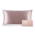 thumbnail image 1 of Slip - King Silk Pillowcase Pink (51 x 91cm ), 1 of 10
