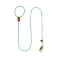 thumbnail image 1 of Slip Lead Dog Leash, Heavy Duty Rope Dog Leash for Large Dogs, 60 Inch Dog Training Leash with Genuine Leather Accents, Anti Lost Slip Leash for Dogs, Green 1 Pack, 1 of 3