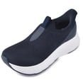 thumbnail image 1 of Slip in Men Hands Free Shoes Wide Toe Box Slip On Walking Running Athletic Sneakers Arch Support Plantar Fasciitis Orthopedic Shoes with Metatarsal Pads Cushion Thick Zero Drop Sole, 1 of 6