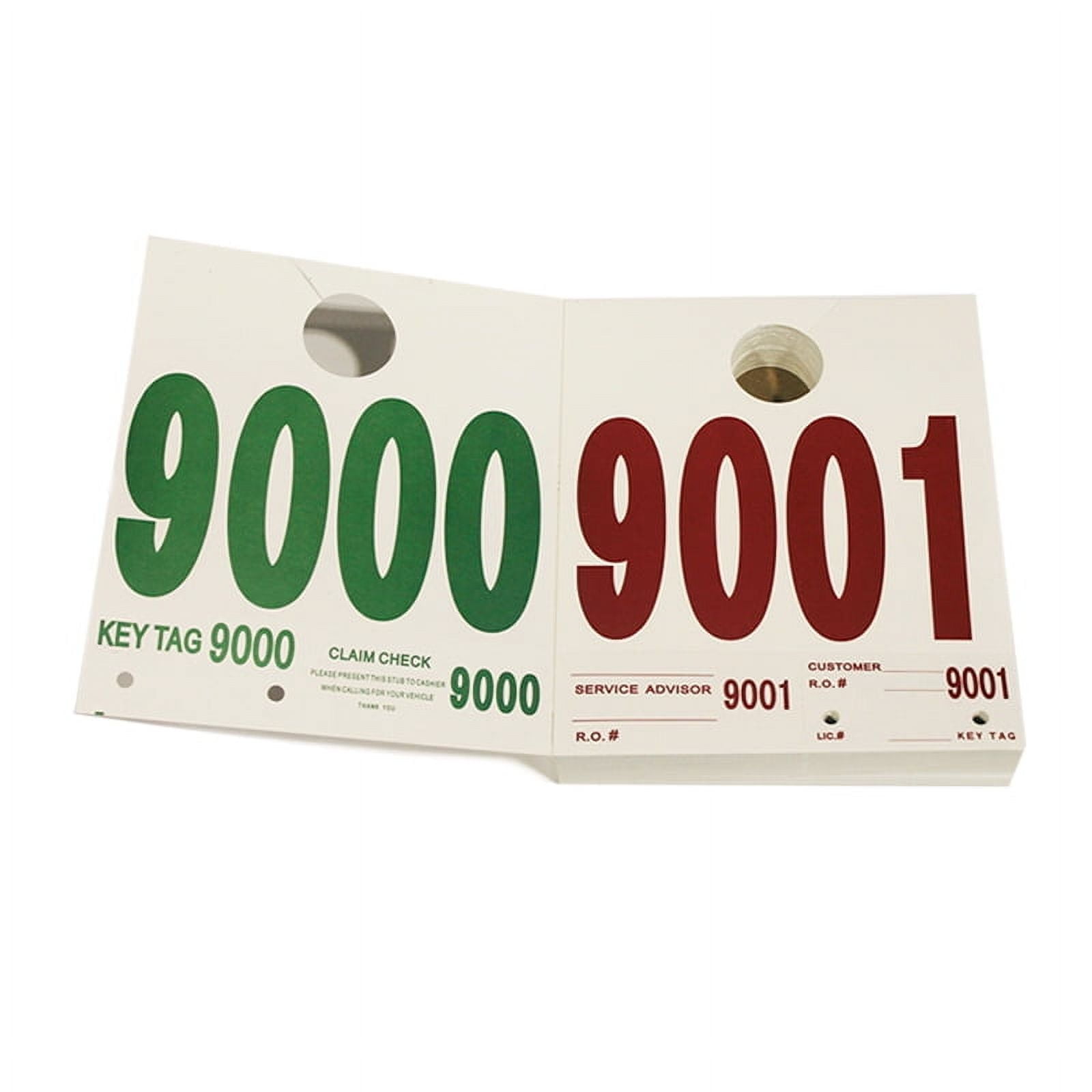 Service Dispatch Numbers Slip-N-Grip FB-P9933-59 Service Dispatch Numbers Series 9000-9999 7 ...