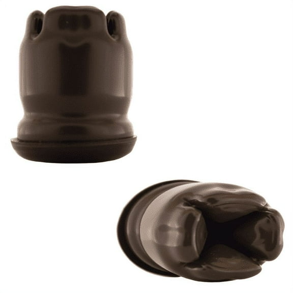Slip-On 1 1/4" Brown Furniture Sliders
