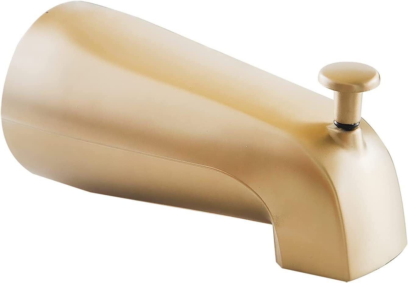 Slip On 4 1/2" Copper Pipe Universal Bathroom Tub Spout w/ Diverter Heavy Duty