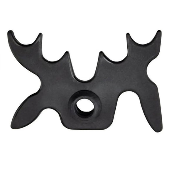 Slip On Cue Bridge for Pool Table Billiard Bridge Head Plastic Black Pool Cue Bridge Head Billiard Cue Bridge Head