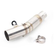 Slip On For Yamaha YZF R6 R6 2006-2023 Motorcycle Exhaust Moto System Modify Middle Link Pipe Connect 60mm Muffler