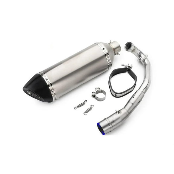 Slip-On Full Exhaust Pipe Carbon Fiber Muffler Exhaust Pipe Parts For Yamaha X-MAX 250 300 Cc 2017 2018 2019