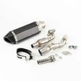 thumbnail image 1 of Slip-On Full System Durble Motorcycle Exhaust Pipe Front Link Pipe Accessories For Yamaha NVX V2 Nvx155 V2, 1 of 4