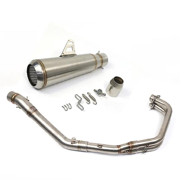 Slip On Full Systems Motorcycle Exhaust Pipe Front Mid Link Pipe Muffler For Yamaha MT03 MT-03 YZF R3 R25