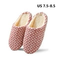 thumbnail image 1 of Slip On House Slippers for Women Anti-Slip Plush Memory Foam Slippers for Indoor Comfort, 1 of 10