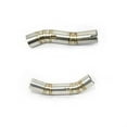 thumbnail image 1 of Slip On Motorcycle Exhaust Pipe Muffler Exhaust Middle Link Pipe For Yamaha YZF-R1 R1 2004 2005 2006 2007-2019, 1 of 5