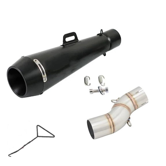 Slip On Motorcycle Exhaust System Modify Middle Link Pipe Muffler For Suzuki SFV650 SFV 650 For Gladius 2009-2016