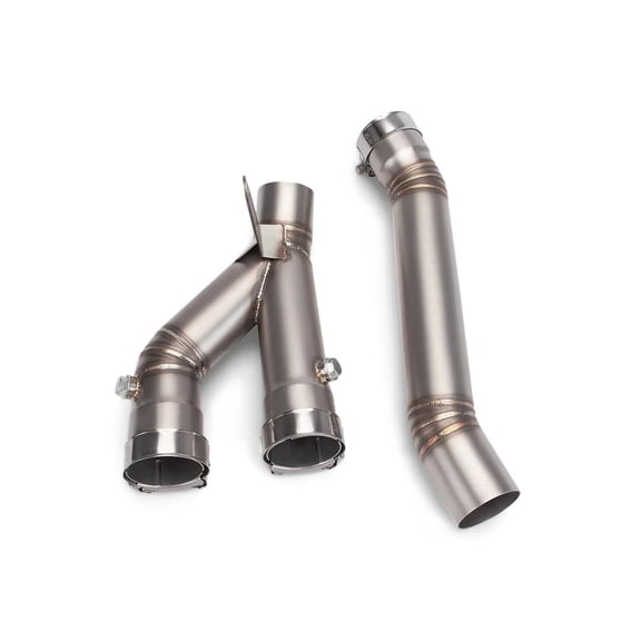 Slip On Motorcycle Exhaust System Modify Middle Pipe Connect Original Muffler For Yamaha YZF-R1 R1 R1M MT10 2015-2024