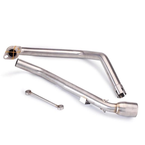 Slip-On Motorcycle Exhaust Tube System Header Front Link Pipe Durble Accessories For Yamaha FZS150 FZ-S150