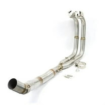 Slip On Motorcycle Front Mid Link Pipe Exhaust Full System For Kawasaki For Ninja 400 Z400 Z250 250 2017-2023