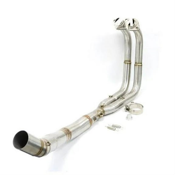 Slip On Motorcycle Front Mid Link Pipe Exhaust Full System For Kawasaki For Ninja 400 Z400 Z250 250 2017-2023