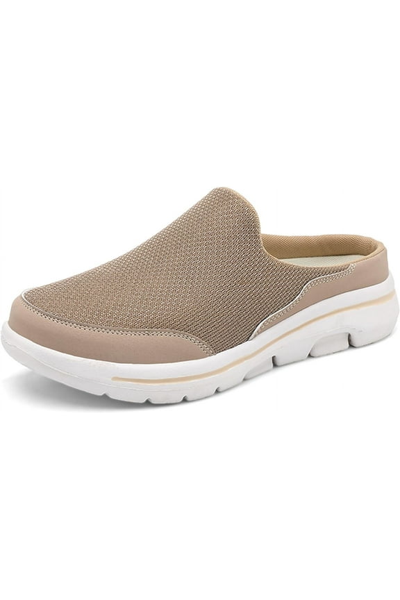 Slip On Mules & Clogs for Mens Light Open Back Shoes Comfort Walking Shoes Breathable Slippers Closed Toe Slides