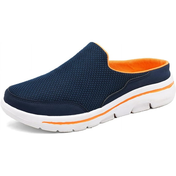 Slip On Mules & Clogs for Mens Light Open Back Shoes Comfort Walking Shoes Breathable Slippers Closed Toe Slides