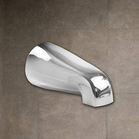 Slip On Non-Diverter 4 1/2" Copper Pipe Universal Bathroom Tub Spout w/ Diverter Heavy Duty