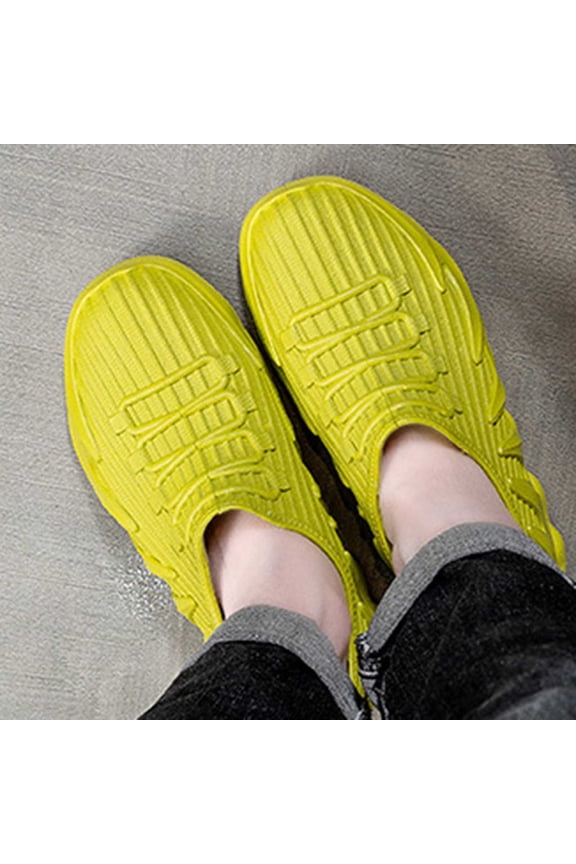 Slip On Shoes Women Wide Width Anti Slip Soft Sole Waterproof Durable Low Cut Comfort Rainboots For Ladies With Easy Fit And All Day Wear