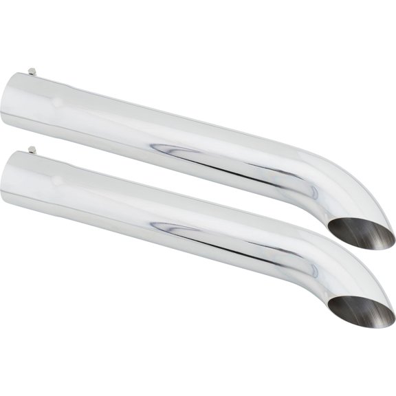 Slip-Over Kickout Extension Pipes, Chrome, 3-1/2 x 26 Inch