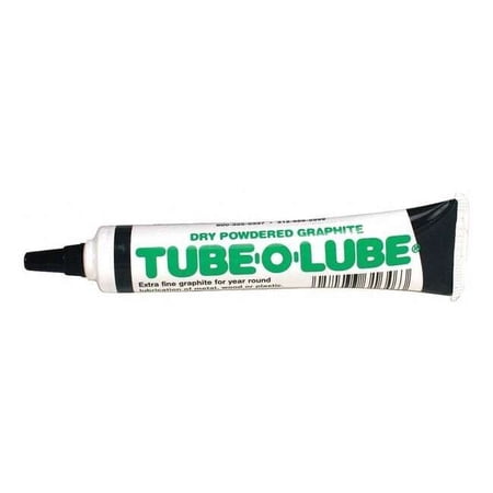 General Purpose Dry Lubricant, 0.21 oz, Tube, Graphite Base, 700 Degrees F Max Op Temp, Black